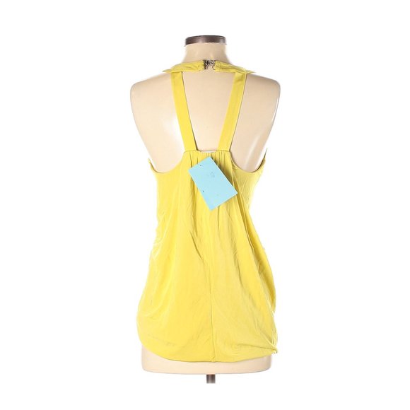 MARCIANO Yellow Pea Mini Cocktail Dress sz S NEW - Picture 2 of 9